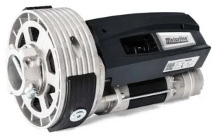 Motor Motorline Rolling 160SP para persiana metálica enrollable comercial, mecanismo robusto preparado para uso frecuente e intensivo.